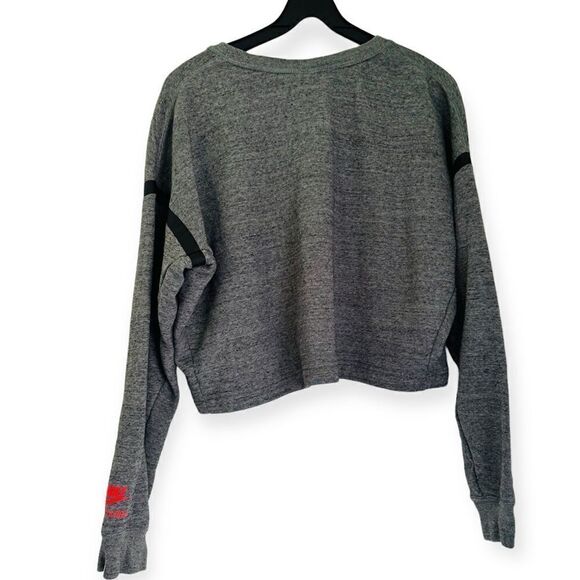 Nike Track & Field Fleece Cropped Crew Sweatshirt Size XL - Picture 3 of 8